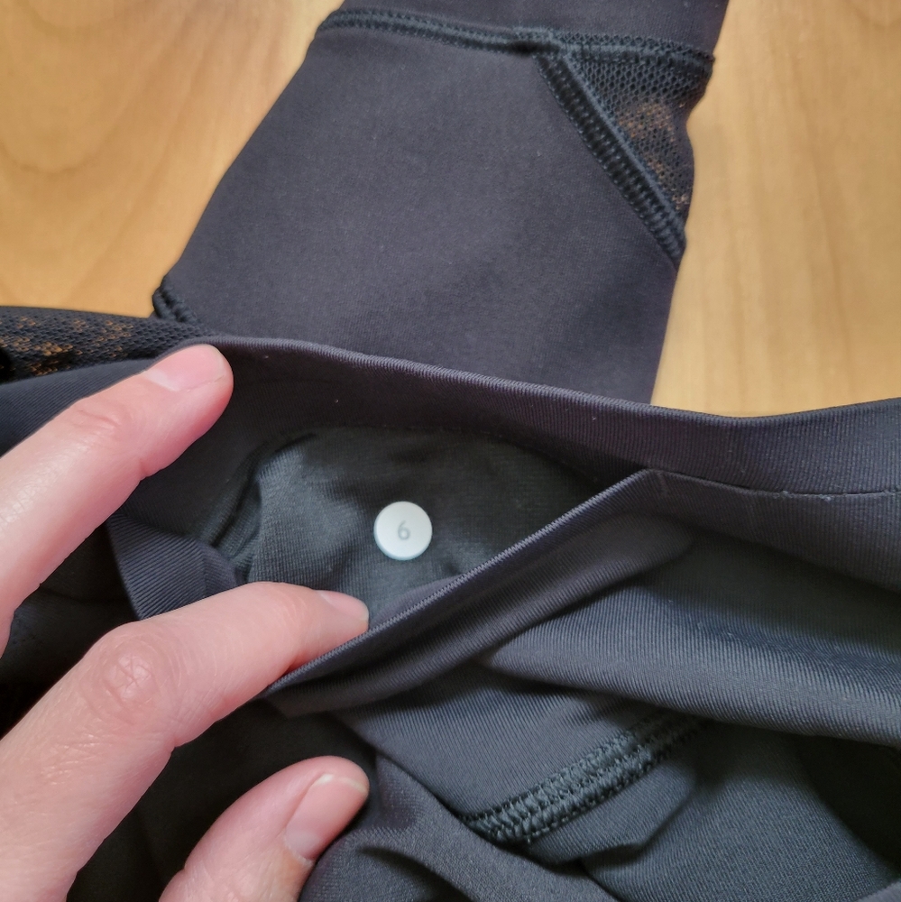 Lululemon Fast as Light Crop Luxtreme Black High Rise Leggings 6 - Picture 11 of 16